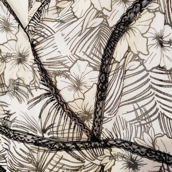 MAX STUDIO | FLOWY CHIFFON FLOWERED MAXI DRESS, 12 - Picture 11 of 13